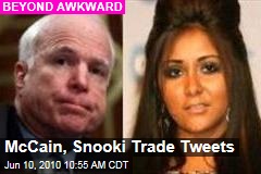 McCain, Snooki Trade Tweets