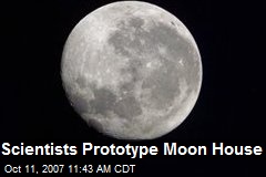Scientists Prototype Moon House