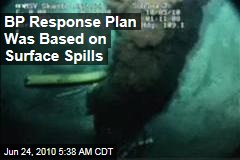 BP Response Plan Was Based on Surface Spills