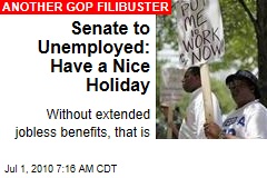 Senate to Unemployed: Have a Nice Holiday