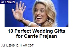 10 Perfect Wedding Gifts for Carrie Prejean