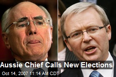 Aussie Chief Calls New Elections