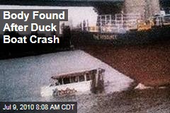Body Found After Duck Boat Crash