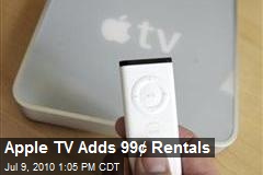 Apple TV Adds 99&cent; Rentals