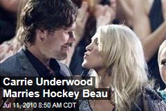 Carrie Underwood Marries Hockey Beau