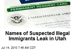 Names of Suspected Illegal Immigrants Leak in Utah
