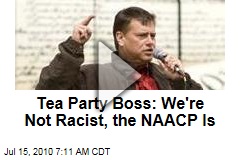 Tea Party Boss: We're Not Racist, the NAACP Is