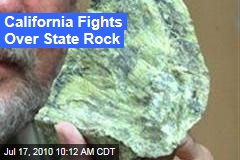 California Fights Over State Rock