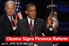 Obama Signs Finance Reform