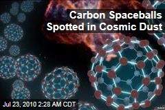 Carbon Spaceballs Spotted in Cosmic Dust