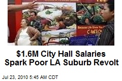 $1.6M City Hall Salaries Spark Poor LA Suburb Revolt