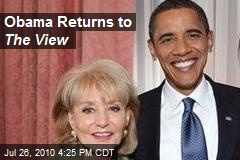 Obama Returns to The View