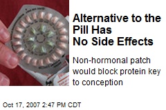 Alternative to the Pill Has No Side Effects