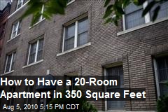 20 Room Apartment In 350 Square Feet