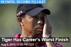 Tiger Has Career's Worst Finish