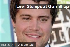Levi Stumps at Gun Shop