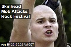 Skinhead Mob Attacks Russian Rock Festival