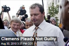 Clemens Pleads Not Guilty
