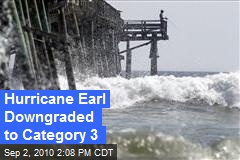 Hurricane Earl Downgraded to Category 3