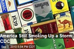 America Still Smoking Up a Storm : CDC